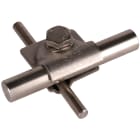 DEHN ITALIA SPA - DEH392059 Morsetto MV INOX per Td 8-10/16mm con vi te esagonale e grova