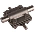 DEHN ITALIA SPA - DEH319219 Morsetto a croce INOX (V4A) per Td 8-10/ 16mm - Td 16/Pt 30mm con piastra interme dia