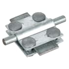 DEHN ITALIA SPA - DEH318205 Morsetto a croce Fe/tZn per Td 8-10/Pt 3 0mm Pt 30/30mm senza piastra intermedia