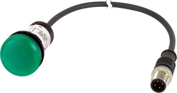 EATON - EAO185120 C22-L-G-24-P1 SPIA VERDE 24V, 0,2M, M12