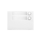 URMET SPA - UTD1168/12W FRONTALINO AD 2 TASTI B
