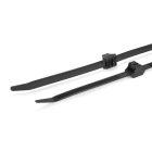 HELLERMANNTYTON Srl - HEE115-31100 Fascetta fissaggio doppia per perno, nero