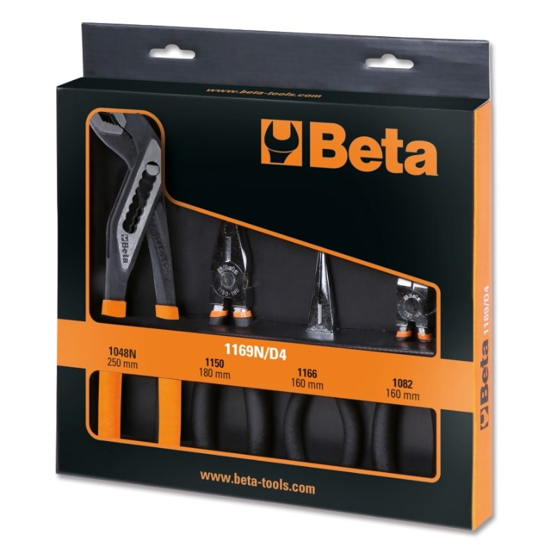 BM SPA - BMM011690024 ASSORTIM. PINZE-TRONCHESE 4PZ 1169N /D4