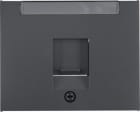 BERKER - BRK11707006 Zentralstück m Staubs u BF K.1 anthrazit