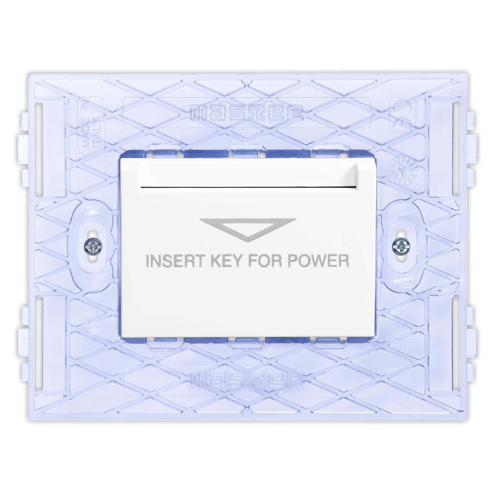 MASTER SRL - MST11733 TASHA Inseritore Badge NFC 3Mod. White