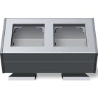 GIRA - GIR119226 2X CON SQUADR. FISSAG. PROFILO 55 ALLUMI