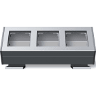 GIRA - GIR119326 3X CON SQUADR. FISSAG. PROFILO 55 ALLUMI