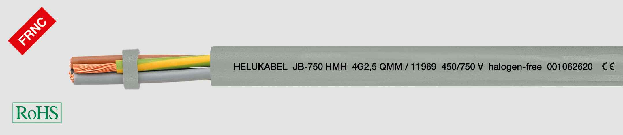 HELUKABEL ITALIA SRL - HLK11970 JB-750 HMH 5G2.5 QMM GREY