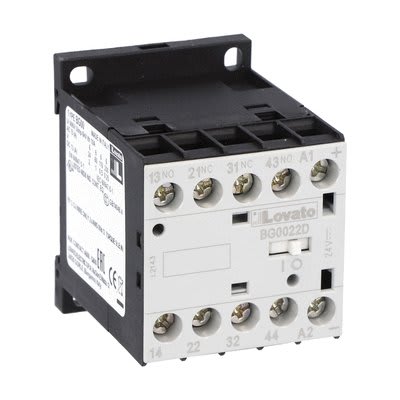 LOVATO - LOV11BG0022D012 CONTATTORE AUX 2NO+2NC 12VDC
