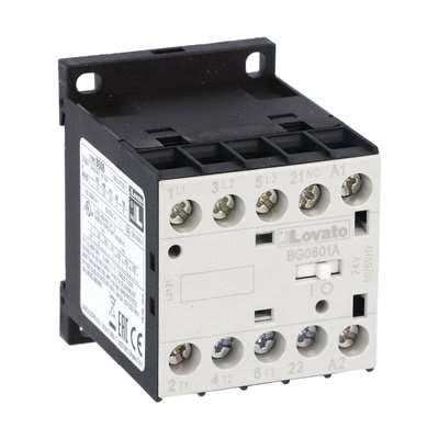 LOVATO - LOV11BG0601A23060 CONTATTORE 3P+1NC 6A AC3