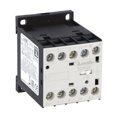 LOVATO - LOV11BG0610D048 CONTATTORE 3P+1NO 6A AC3