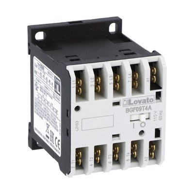 LOVATO - LOV11BGF09T4A04860 CONTATTORE 4P NO 20A AC1 ATT.FASTON