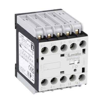LOVATO - LOV11BGP0910D048 CONTATTORE 3P+1NO 9A AC3 PIN RETRO