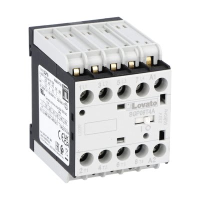 LOVATO - LOV11BGP09T4A22060 CONTATTORE 4P NO 20A AC1 ATT. PIN RETRO