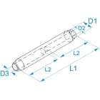 BM SPA - BMM70276 CONNETTORE ALLUMINIO 150/120