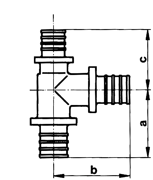 REHAU SPA - RE412005441001 RACCORDO A TEE 20-10-20
