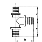 REHAU SPA - RE412005441001 RACCORDO A TEE 20-10-20
