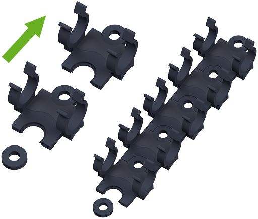MURRELEKTRONIK SRL - MUE7000998010000000 STAFFA MODULARE UNIVERSALE PER CONN. 9MM