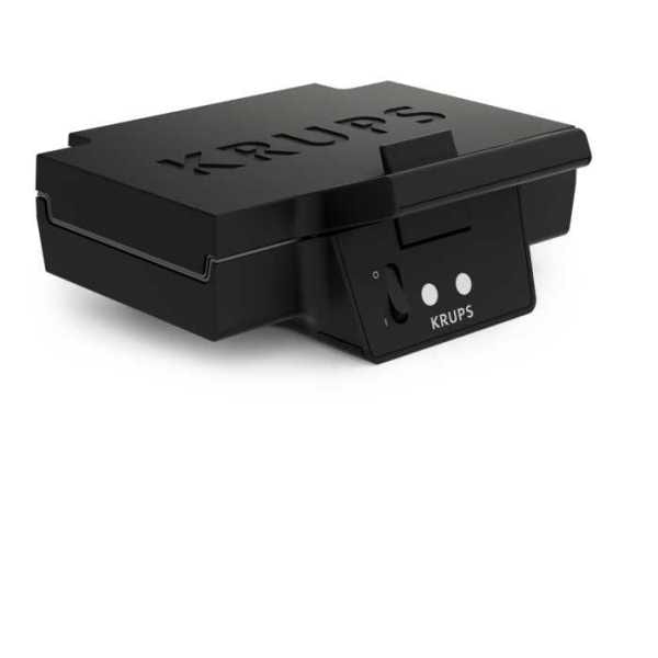 KRUPS - KEUFDK461 Sandwichtoaster Eckform 850W antihaft sw