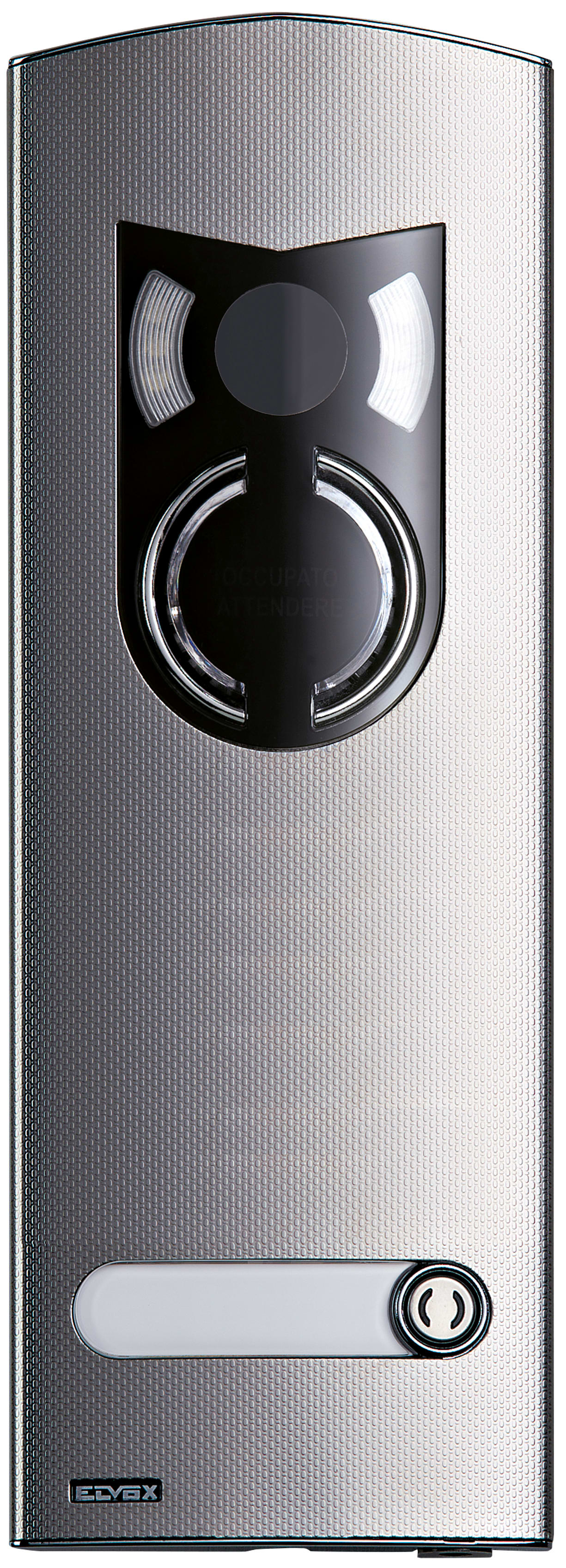 VIMAR SPA - VIW1221 PLACCA A/V 2M IK10 1 TASTO ACCIAIO