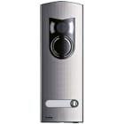 VIMAR SPA - VIW1221 PLACCA A/V 2M IK10 1 TASTO ACCIAIO