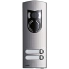 VIMAR SPA - VIW1222 PLACCA A/V 2M IK10 2 TASTI ACCIAIO