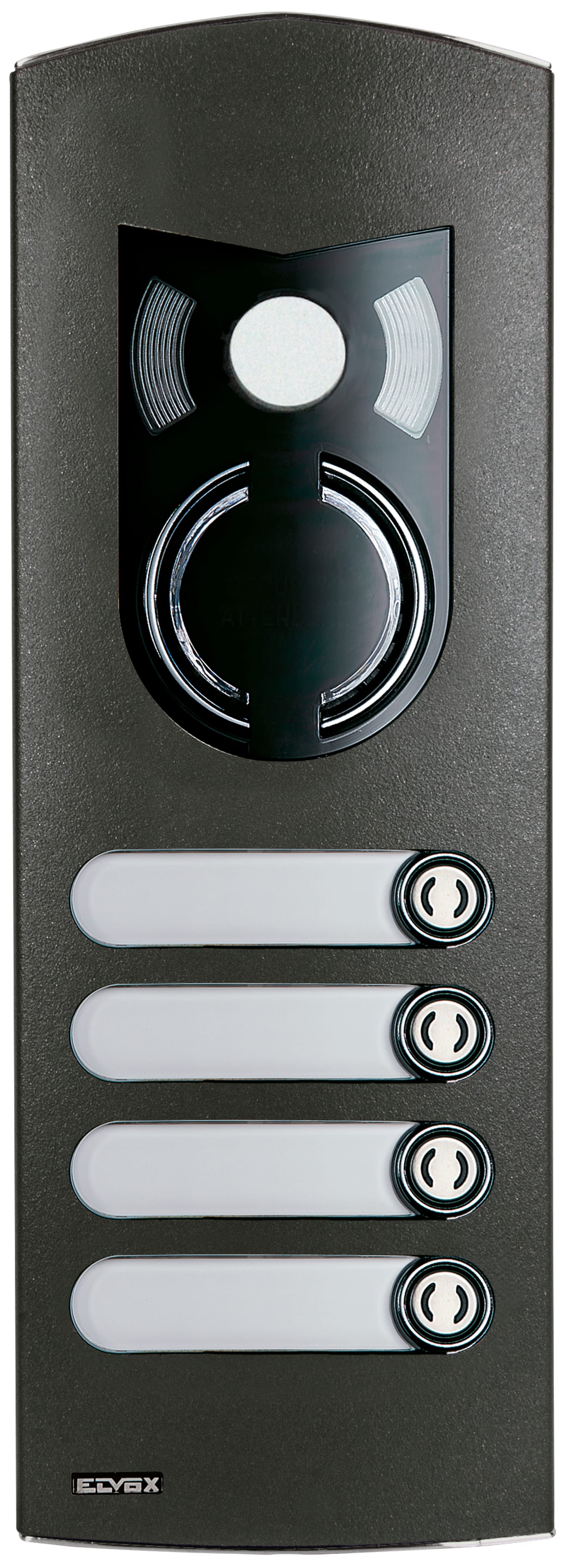 VIMAR SPA - VIW1224/35 PLACCA A/V 2M IK10 4 TASTI GRIGIO SABL