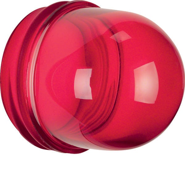 BERKER - BRK1231 CALOTTA ALTA X SPIA LUM E14 ROSSO TRASP