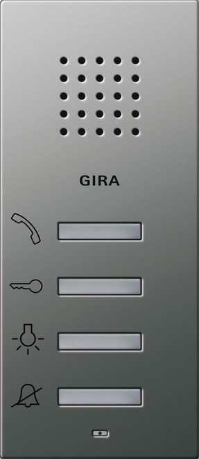GIRA - GIR1250600 CITOFONO INTERNO SI SYSTEM 55 ACCIAIO IN