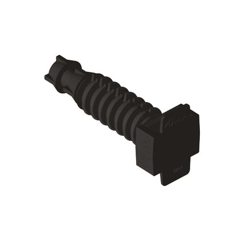 UNEX APARELLAJE ELEC - UNY1251 25 TASSELLO A PRESSIONE NERO  8 U63X