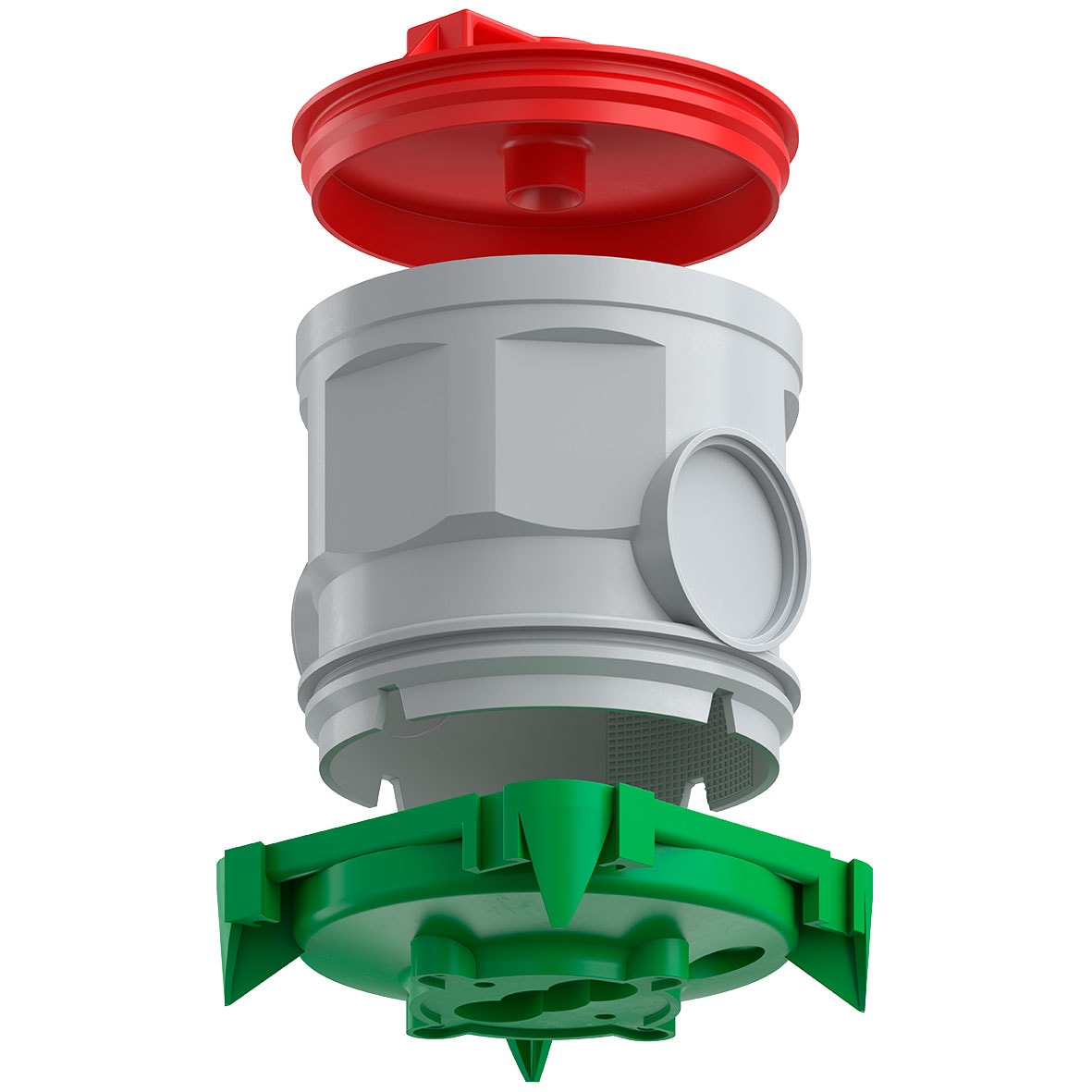 KAISER GMBH & CO. KG - KAI1264-50 Scatola di derivazione per soffitto Ø 35