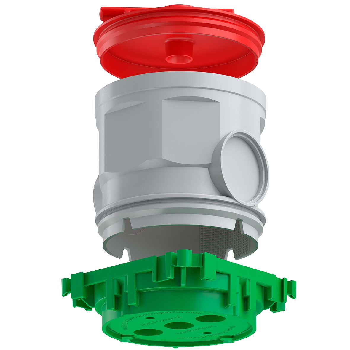 KAISER GMBH & CO. KG - KAI1265-50 Scatola di derivazione per soffitto Ø=60