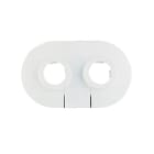 WATTS INDUSTRIES ITA - WAT12814W ROSETTA DOPP. TUBO D14 BIANCA R9016