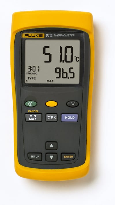 FLUKE ITALIA SRL - FLK674686 FLUKE-51-2 60HZ,SINGLE INPUT THERMOME