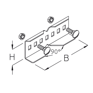DIETZEL - DIE078207 Leiterverbinder,horizontal,150x60mm,inkl