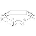 DIETZEL - DIE014077 Rinnenbogen, 90A^, 300x60 mm, inkl. 2x K