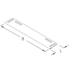 DIETZEL - DIE014100 Rinnenendblech, 90x50 mm, inkl. 2x KLR,