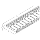 DIETZEL - DIE079809 Kabelrinne, gelocht, 100x35x3000 mm, sen