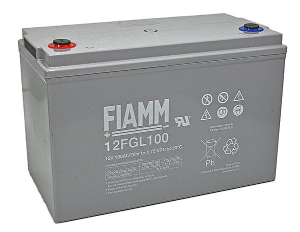 FIAMM ENERGY TECH. - FI112FGL100 BATTERIELUNGAVITA(10ANNI)12V100AH