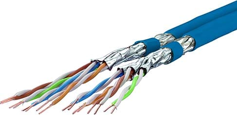Metz - MEZ1308427032143 Datenkabel Kat.7 Duplex S/FTP 2x(4x2xAWG