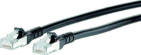 Metz - MEZ130845A500-E Patchkabel RJ45 Cat.6A AWG26S/FTP LSHF 1