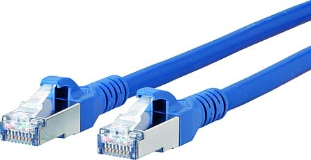 Metz - MEZ130845A544-E Patchkabel RJ45 Cat.6A AWG26S/FTP LSHF 1