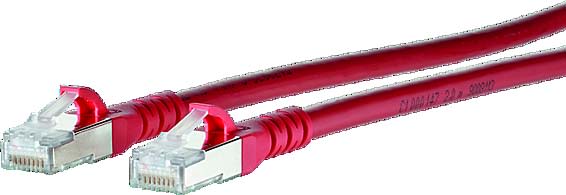 Metz - MEZ130845B566-E Patchkabel RJ45 Cat.6A AWG26S/FTP LSHF 2