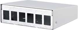 Metz - MEZ130861-0602KE Keystone AP-GehAuse 6 Port reinweiA me