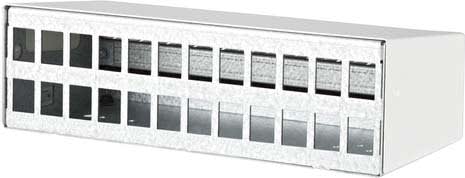 Metz - MEZ130861-2402KE Keystone AP-GehAuse 24 Port reinweiA m