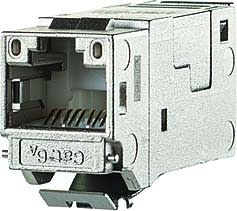 Metz - MEZ130910KI E-DATmodul Kat.6A 1xRJ45 Modul TIA568A/B
