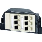 Metz - MEZ1309350601-E Subway GB2 Modul 6 Port perlweiA RAL101