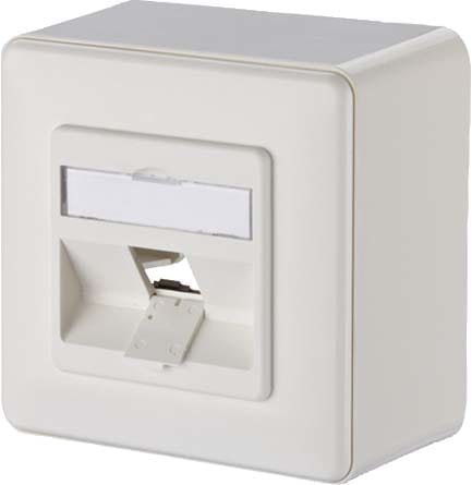 Metz - MEZ130B10D10002-E Modul Anschlussdose AP 1 Port 43 mm rein