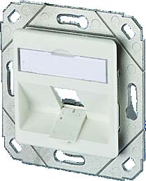 Metz - MEZ130B20D11102KE Keystone Anschlussdose UPk1 Port reinwei