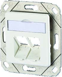 Metz - MEZ130B20D21102KE Keystone Anschlussdose UPk2 Port reinwei